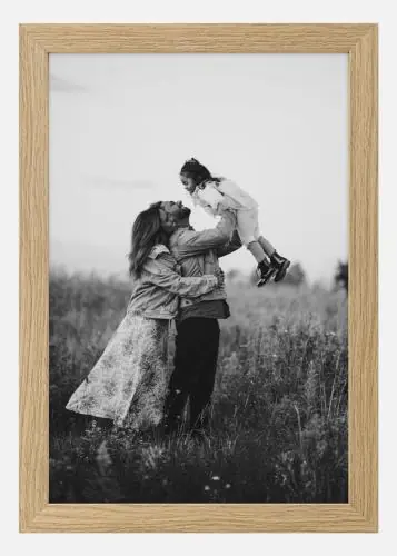 Pchet întreg fotografii - poză + ramă Stejar - M (20x30 cm) Nu rata