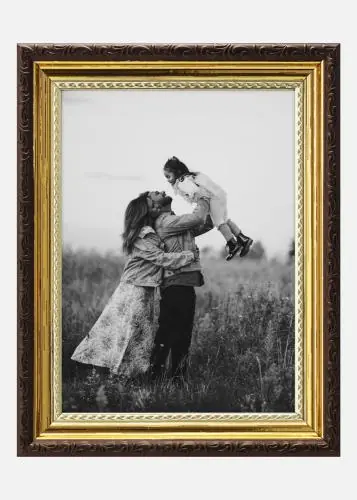 Livrare rapidă Pchet întreg fotografii - poză + ramă Auriu - XS (13x18 cm)