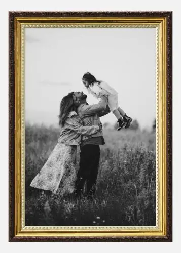 Pchet întreg fotografii - poză + ramă Auriu - M (20x30 cm) Preț mic