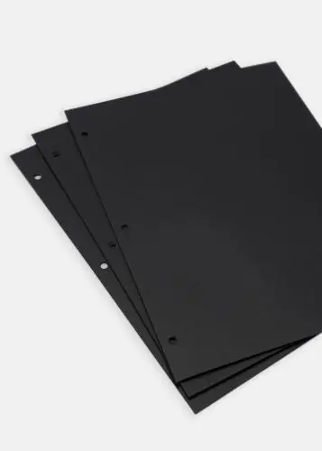 Expediere rapidă File de album pentru KAILA Coffee Table Photo Album - Set de 10 Negre