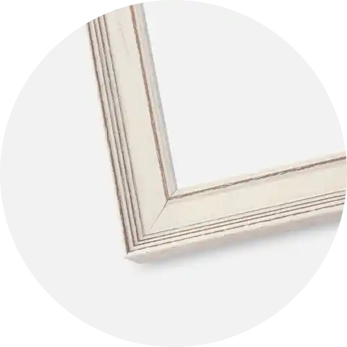 Ofertă Rama Shabby Chic Alb 40x40 cm