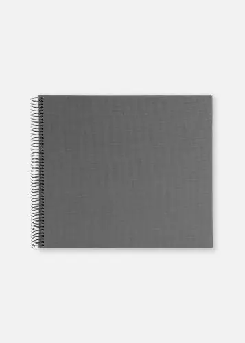 Bella Vista Album cu spirală Gri-bej - 35x30 cm (40 Negre Pagini / 20 foi) Cumpărături sigure