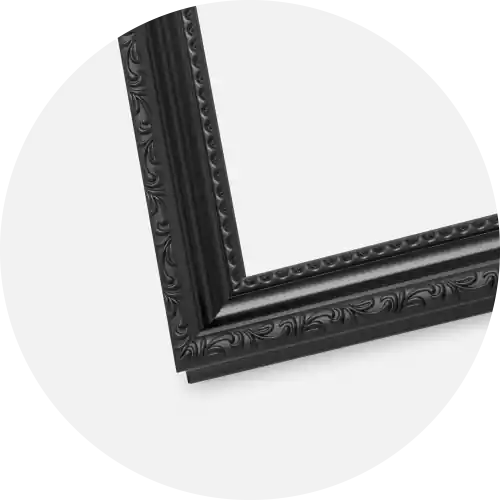 Livrare rapidă Ramă Abisko Negru 50x60 cm - Paspartu Alb 15x20 inches