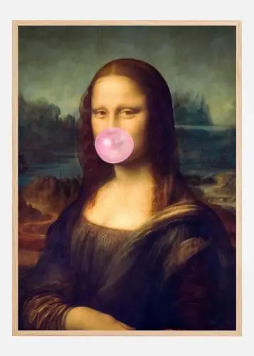 Bestseller Mona Lisa Bubble Gum Poster (21x29.7 cm (A4))