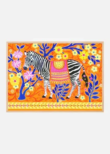 Zebedaios the Zebra Poster (21x29.7 cm (A4)) Super ofertă