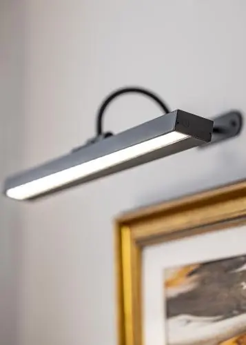 Ofertă exclusivă KAILA Flare Lampă pentru tablouri cu baterie 40 cm - Negru