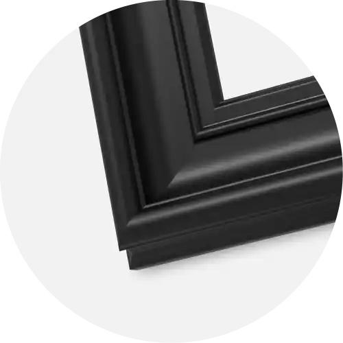 Ramă Mora Premium Negru 24x30 cm - Paspartu Alb 7x9 inches Chilipir