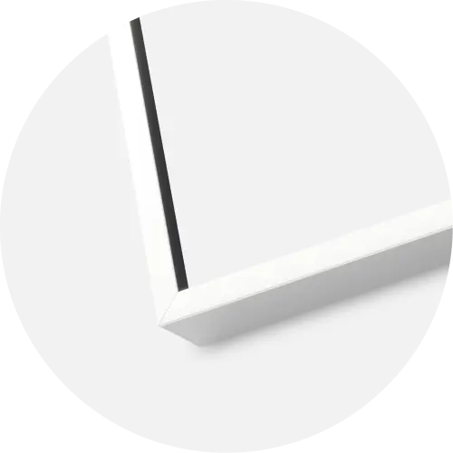 Ramă NP Alpha Sticlă Lucios Argintiu 30x40 cm - Paspartu Alb 20x28 cm Reduceri