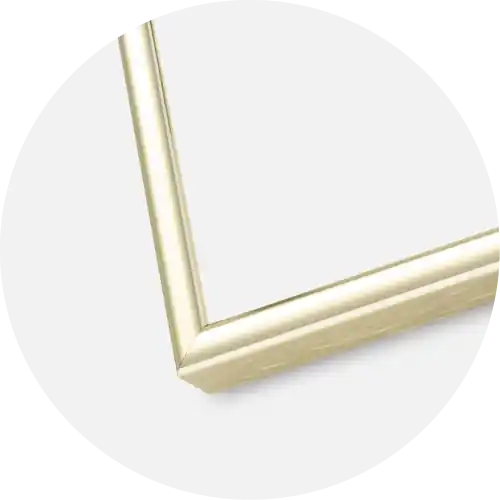 Ramă NP Classic Sticlă Auriu 30x40 cm - Paspartu Alb 20x30 cm Lichidare de stoc