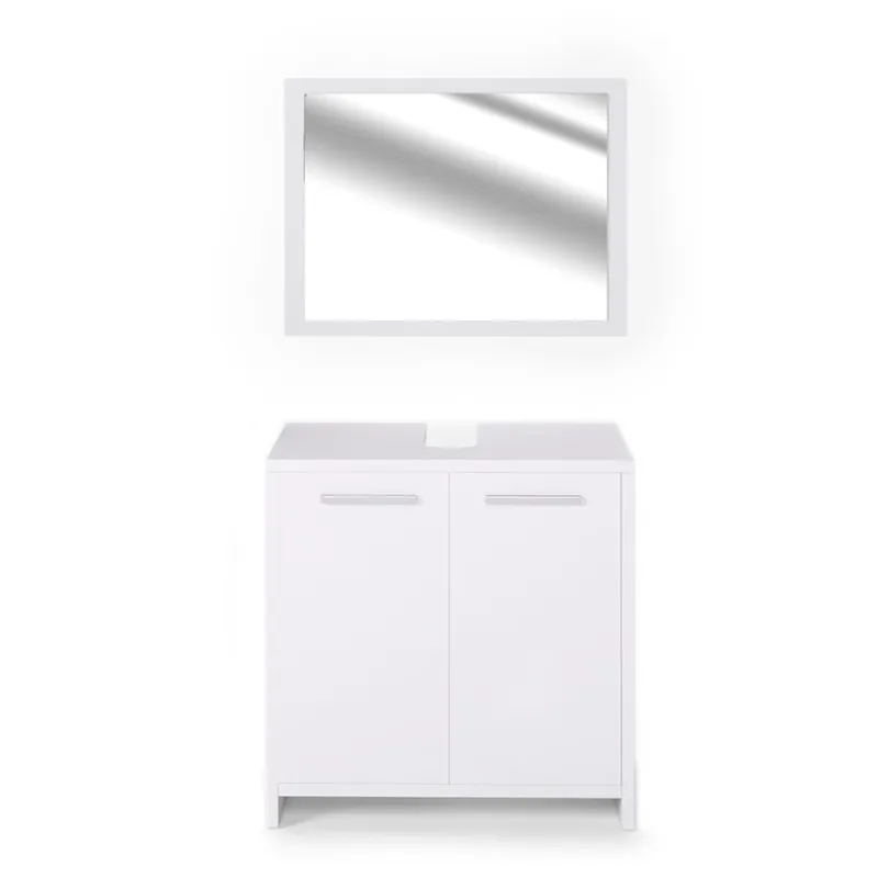 Set mobilier baie Kiko Alb 2 părți Vicco Cumpărături sigure