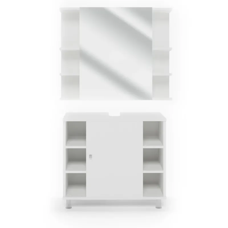 Set mobilier baie Fynn Alb 2 părți Vicco Comandă acum