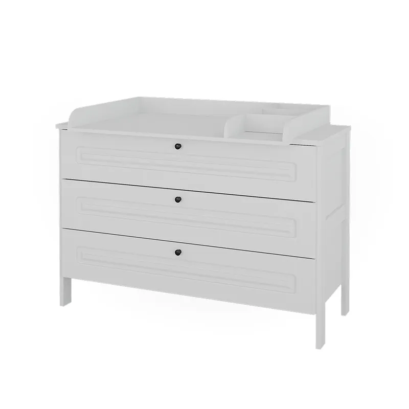 Dulap de schimb Ajaton Alb 133x98.4 cm cu 3 sertare Vitalispa Cumpără online