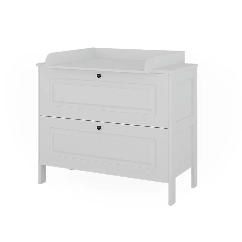 Dulap de schimb Ajaton Alb 108x98 cm cu 2 sertare Vitalispa Reducere