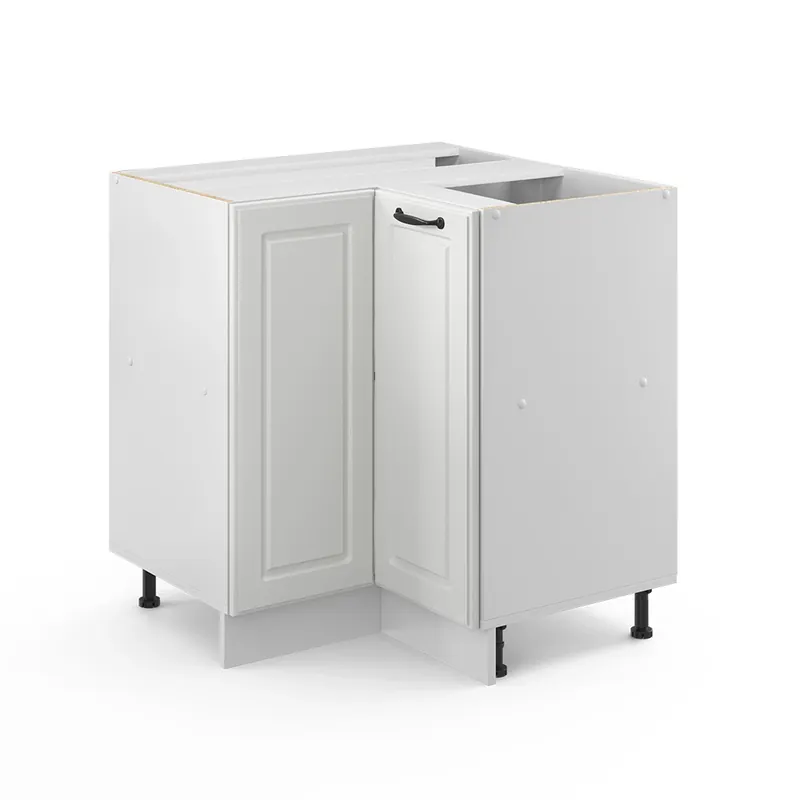 Dulap de bază de colț R-Line Casă de țară albă 75.6 cm fara blat Vicco Ofertă exclusivă