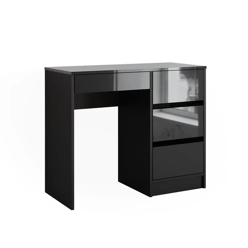 Super ofertă Birou Sherry Antracit lucios ridicat 90 x 40 cm cu sertare Vicco