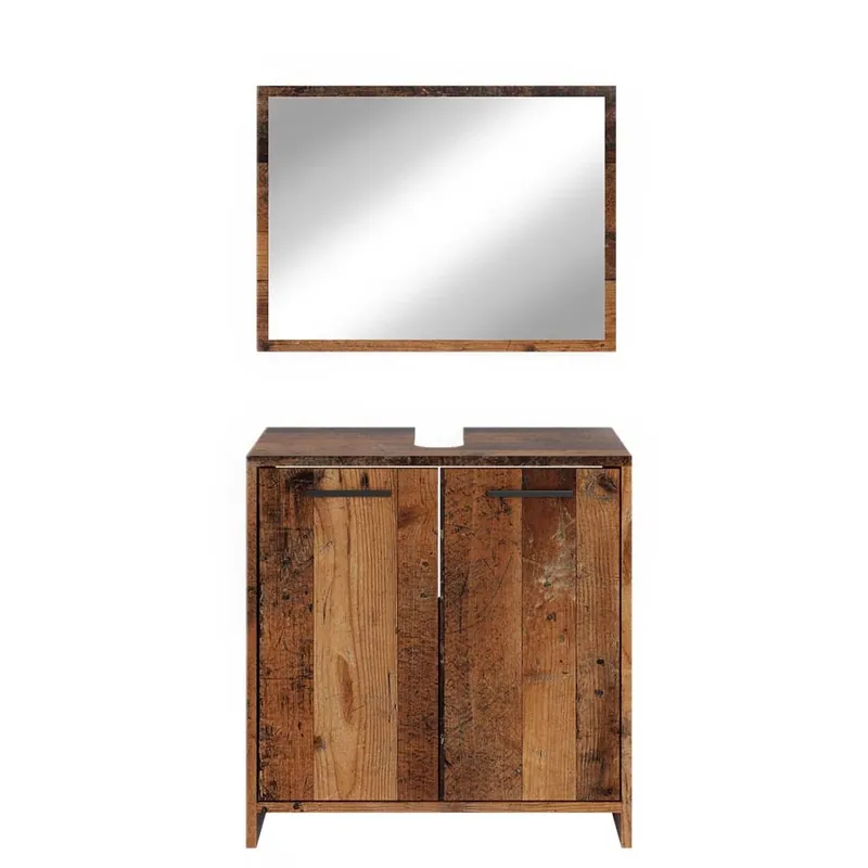 Set mobilier baie Kiko Stejar rustic 2 părți Vicco Ofertă specială