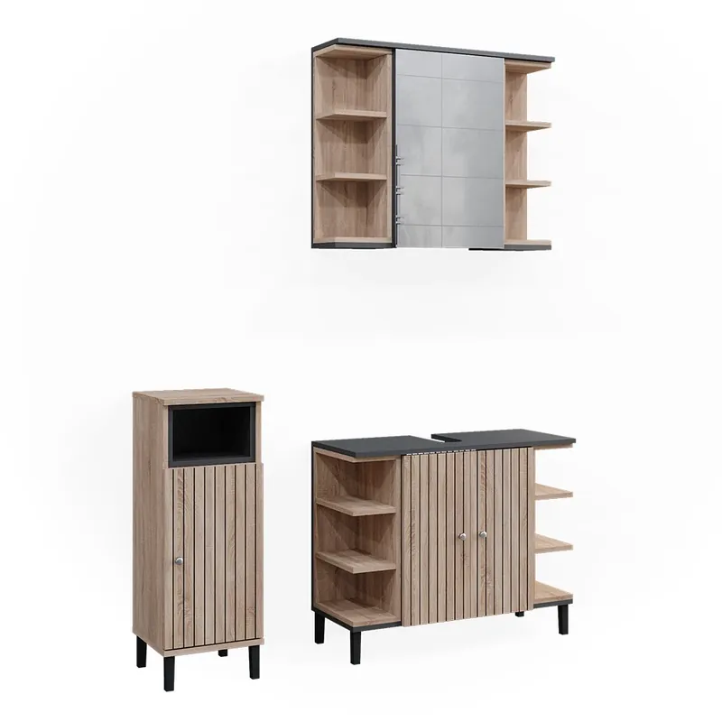 Cumpără acum Set mobilier baie Aquis Sonoma 3 părți Vicco