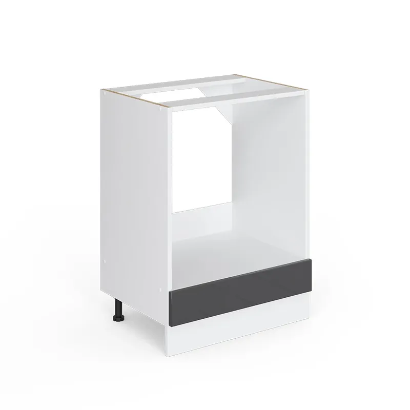 Dulap de transformare a sobei R-Line Antracit lucios ridicat 60 cm fara blat Vicco Nu rata