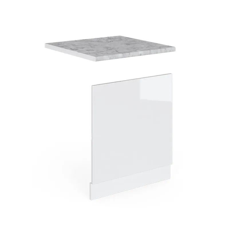 Cel mai vândut Panoul frontal R-Line Alb lucios ridicat 60 cm , AP Marmură Vicco