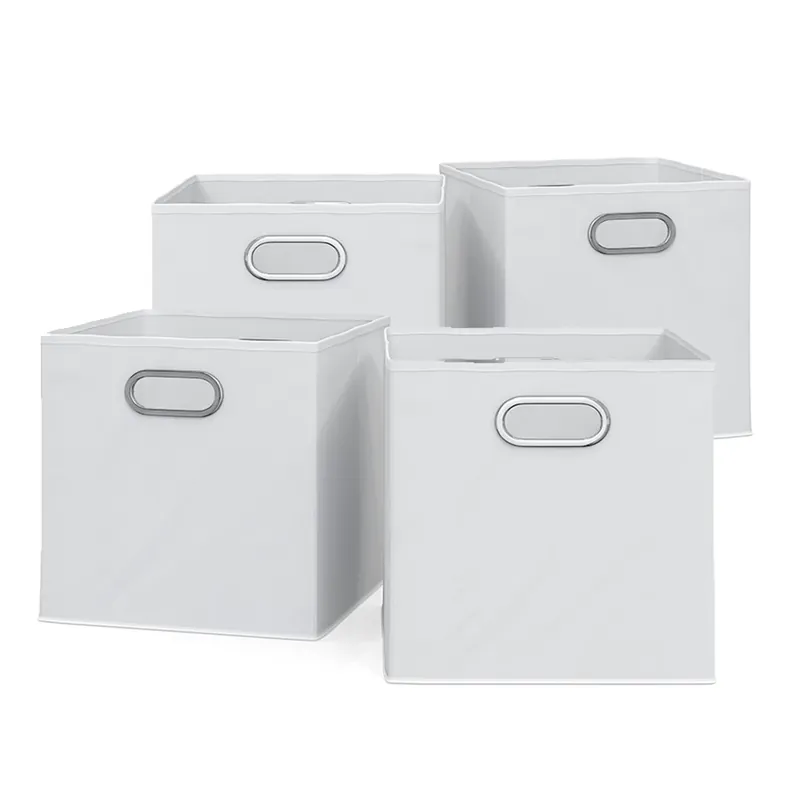 Cutie pliabilă Alb 30 x 30 cm Set de 4 Vicco Comandă acum
