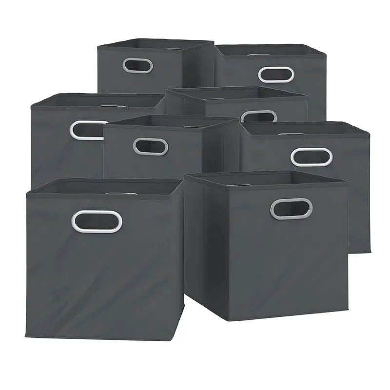 Nu rata Cutie pliabilă antracit 30 x 30 cm Set de 8 Vicco