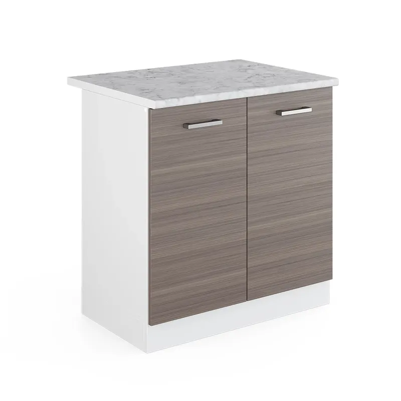Dulap de bază pentru chiuvetă R-Line Gri nobil 80 cm , AP Marmură Vicco Cumpără acum