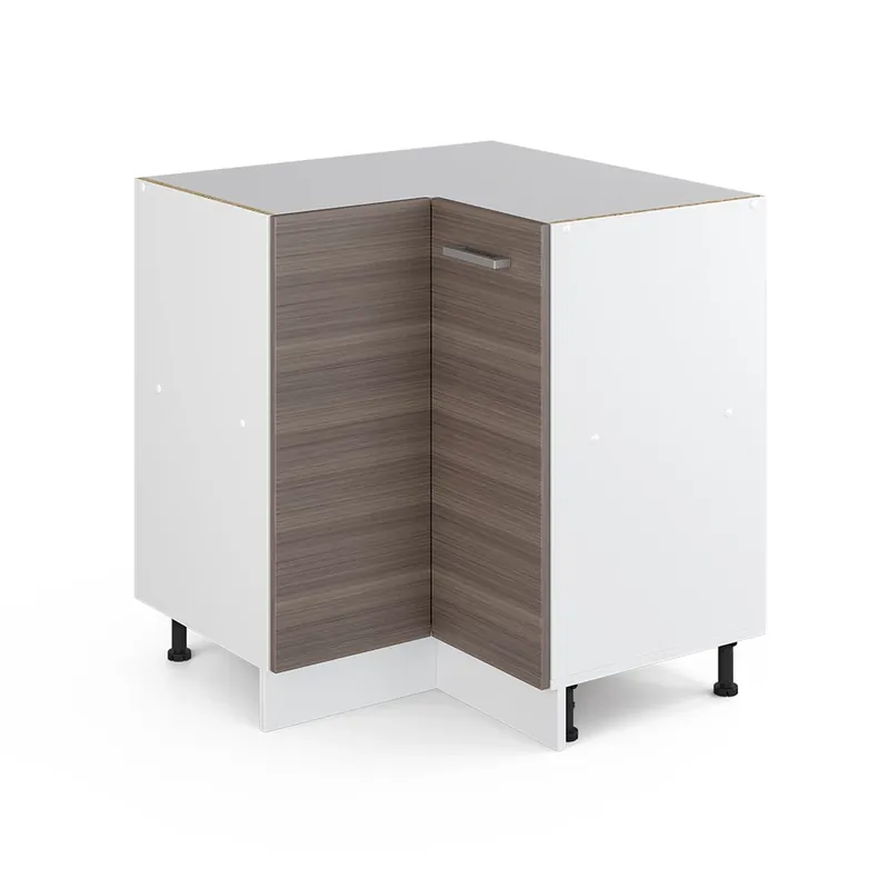 Dulap de bază de colț R-Line Gri nobil 75.6 cm fara blat Vicco Lichidare de stoc