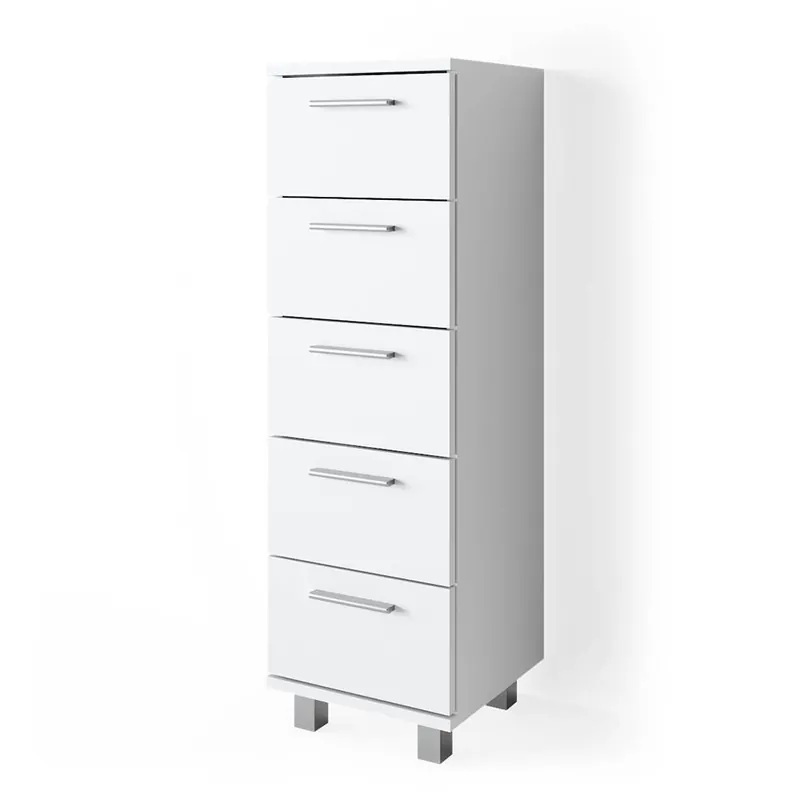 Dulap baie Ilias Alb 30x95 cm Vicco Reduceri