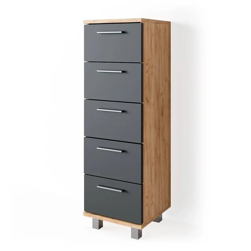 Dulap baie Ilias Stejar Goldkraft 30x95 cm Vicco Doar azi