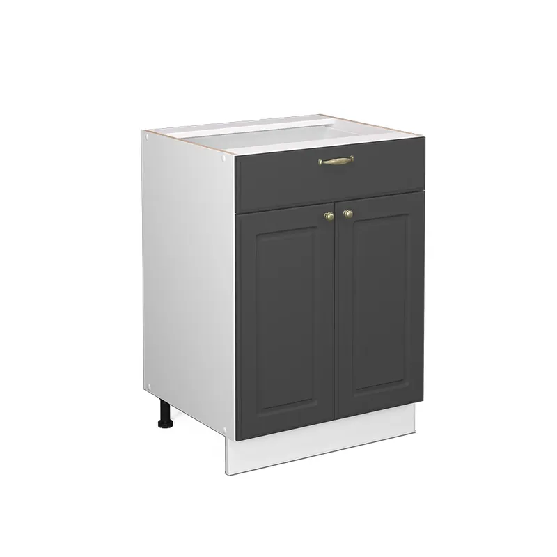 Reduceri Dulap baie Fame-Line Aur antracit 60x82 cm cu sertar, fara blat Vicco