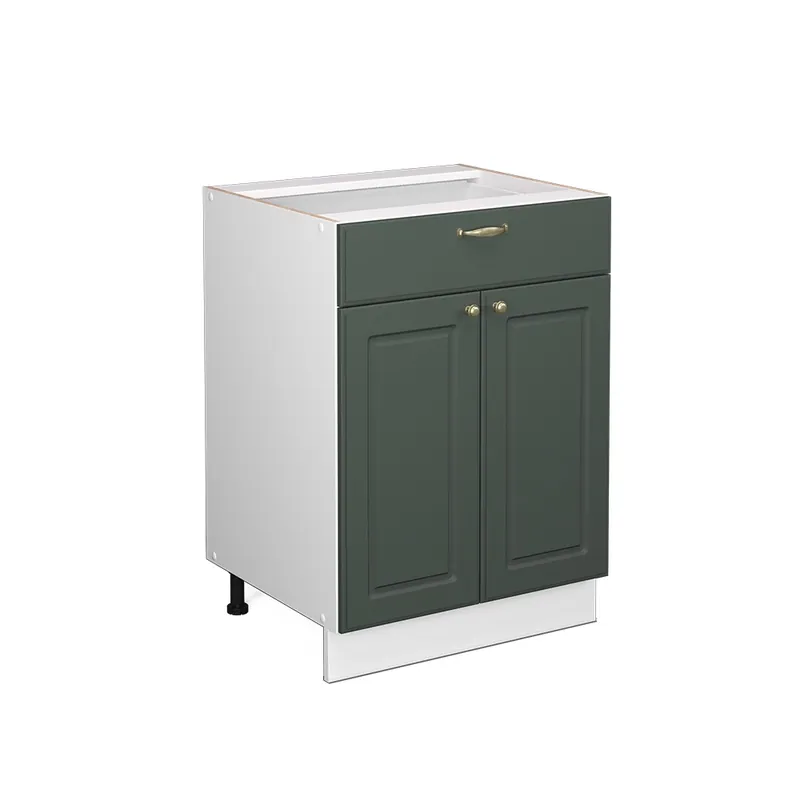 Dulap baie Fame-Line Casă de țară verde și aurie 60x82 cm cu sertar, fara blat Vicco Comandă acum