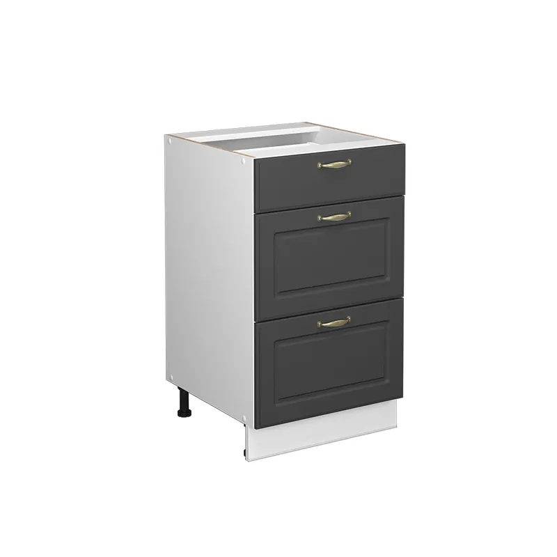 Dulap baie Fame-Line Aur antracit 50x82 cm fara blat Vicco Reducere