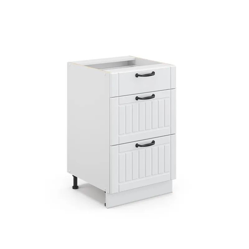 Preț promoțional Dulap baie Fame-Line Casă de țară albă 50x82 cm fara blat Vicco
