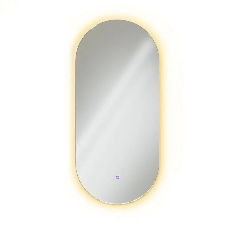 Promoție Oglindă suspendată Alb 110x50 cm cu iluminare LED Vicco