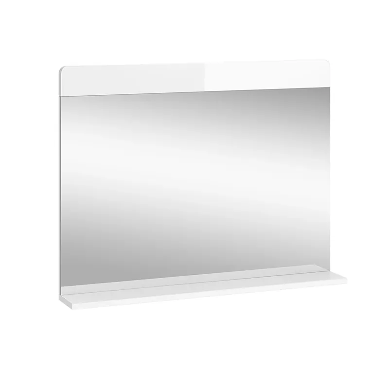 Oglindă suspendată Izan Alb 80.1x62 cm cu raft Vicco Reducere specială