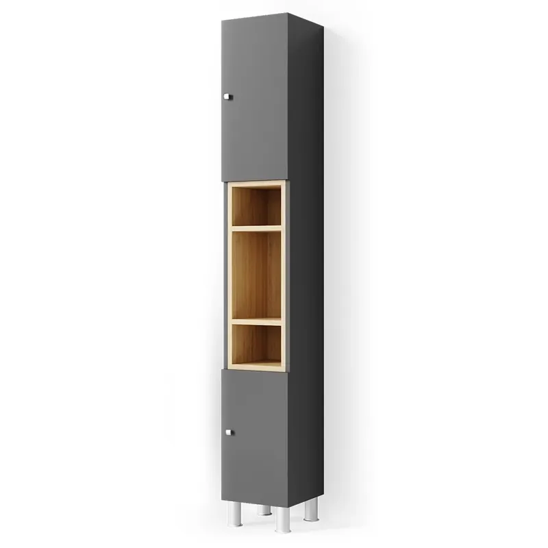 Dulap de baie Aquis antracit 30x190 cm Vicco Cumpără acum