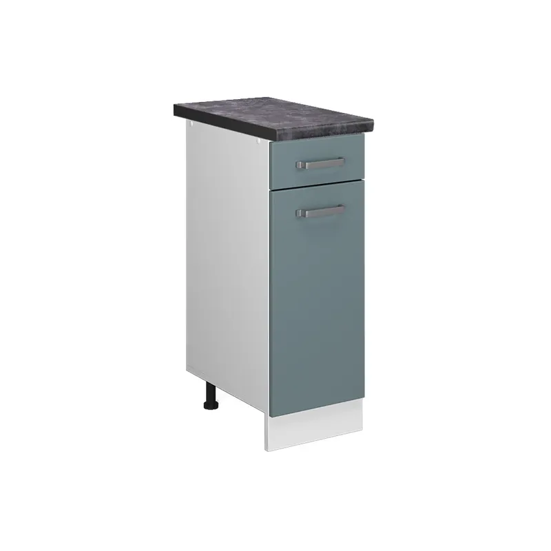Dulap de bază de bucătărie R-Line Albastru-gri 30 cm , AP Antracit Vicco Ofertă de sezon