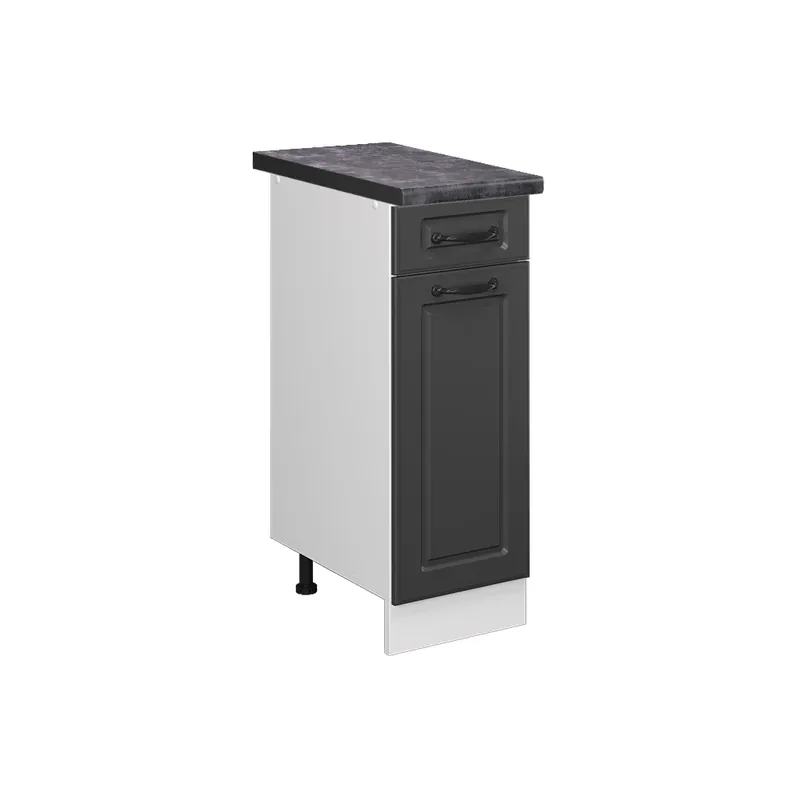 Dulap de bază de bucătărie R-Line Casă de țară antracit 30 cm , AP Antracit Vicco Vezi acum