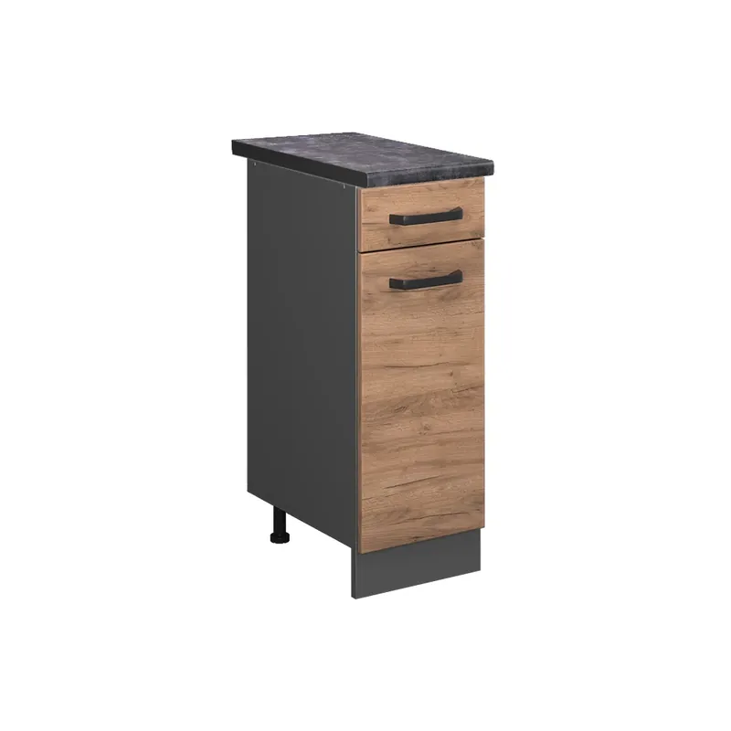 Dulap de bază de bucătărie R-Line Stejar Goldkraft 30 cm , AP Antracit Vicco Cumpără online