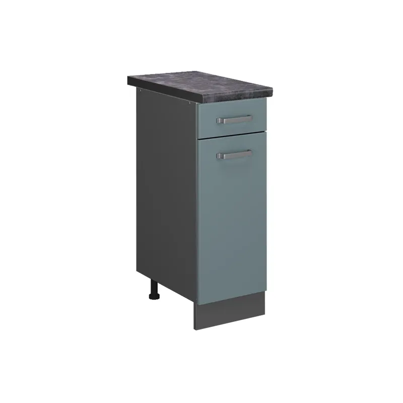 Dulap de bază de bucătărie R-Line Albastru-gri 30 cm , AP Antracit Vicco Comandă acum