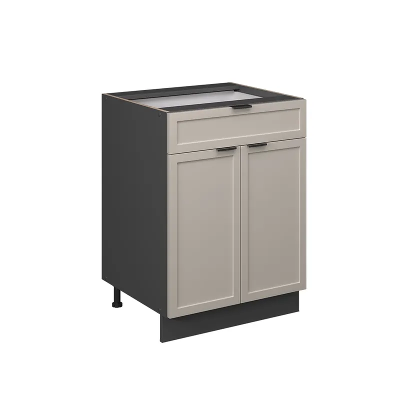 Ofertă Dulap de bază de bucătărie Fame-Line GriBej 60 cm cu sertar, fara blat Vicco