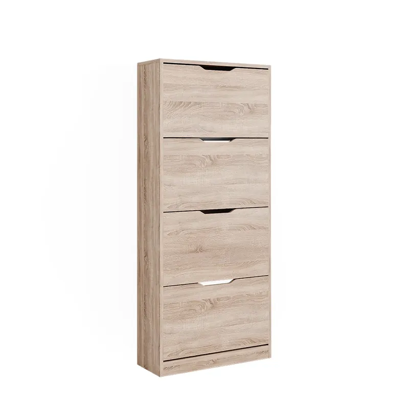 Preț redus Dulap pentru pantofi Luca Sonoma 59x137 cm cu 4 sertare cu balamale Vicco