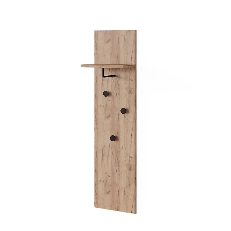 Suport pentru haine montat pe perete Siri Stejar Goldkraft 36x135 cm Vicco Reducere specială