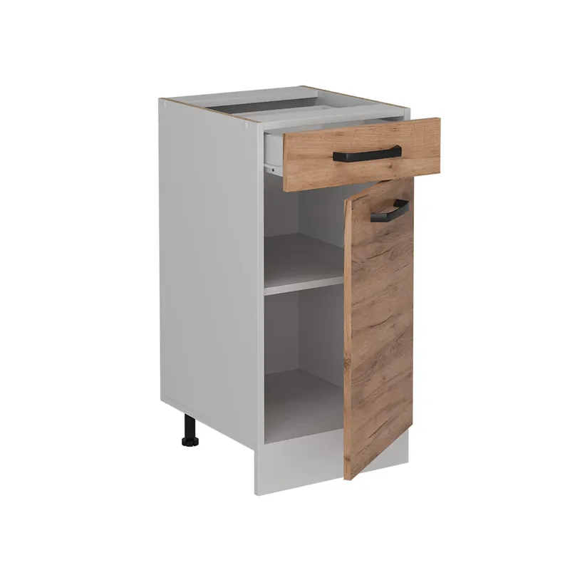 Dulap de bază de bucătărie R-Line Stejar Goldkraft 40 cm fara blat Vicco Discount