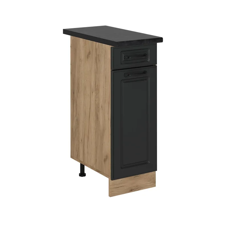 Dulap de bază de bucătărie R-Line Casă de țară antracit 30 cm , AP Antracit Vicco Lichidare de stoc