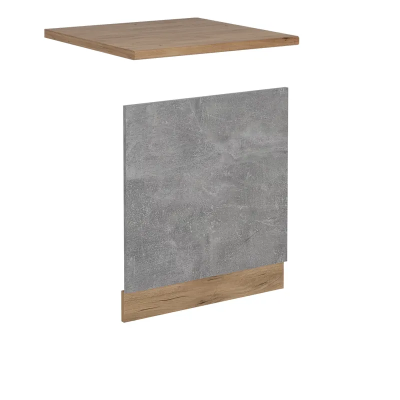 Panoul frontal R-Line beton 60 cm , AP Stejar Vicco Retur ușor