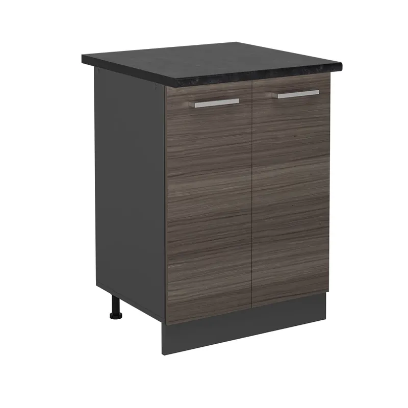 Bestseller Dulap de bază de bucătărie R-Line Gri nobil 60 cm , AP Antracit Vicco