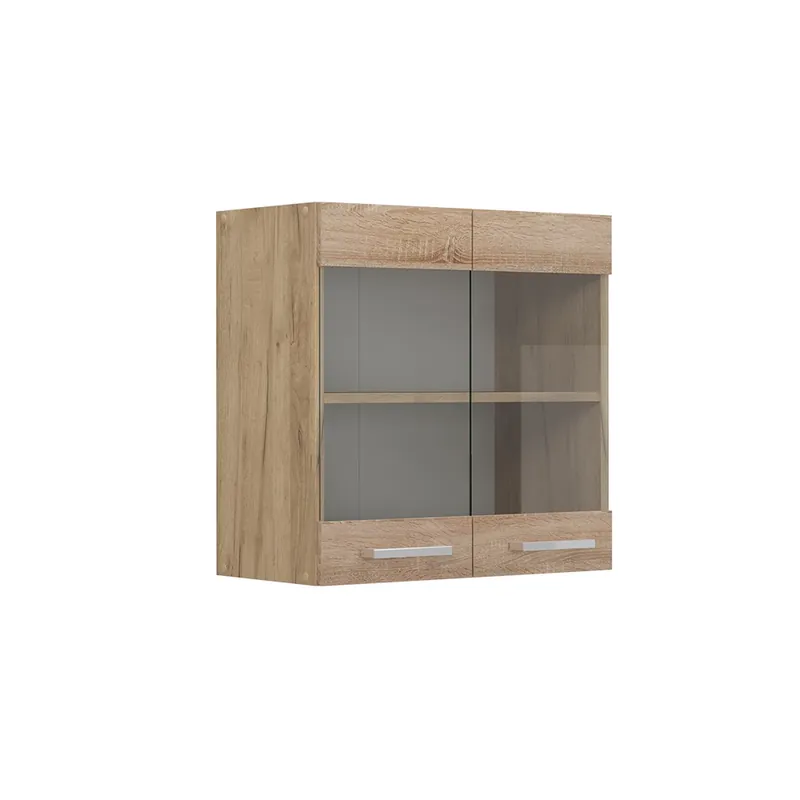 Ofertă specială Dulap din sticlă de bucătărie R-Line Sonoma 60 cm Vicco