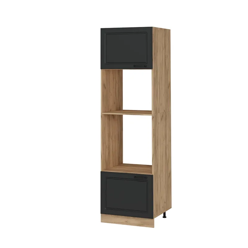 Preț mic Dulap pentru cuptor cu microunde R-Line Casă de țară antracit 60 cm Vicco