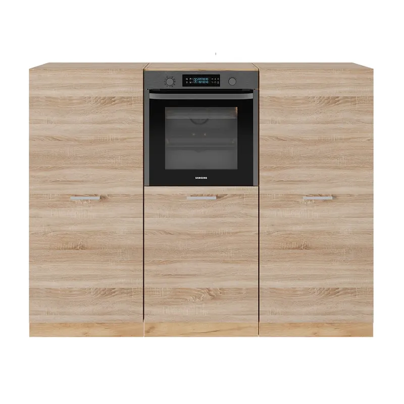 Bloc de bucătărie R-Line Stejar Sonoma/Goldkraft 180 cm fara blat Vicco Chilipir